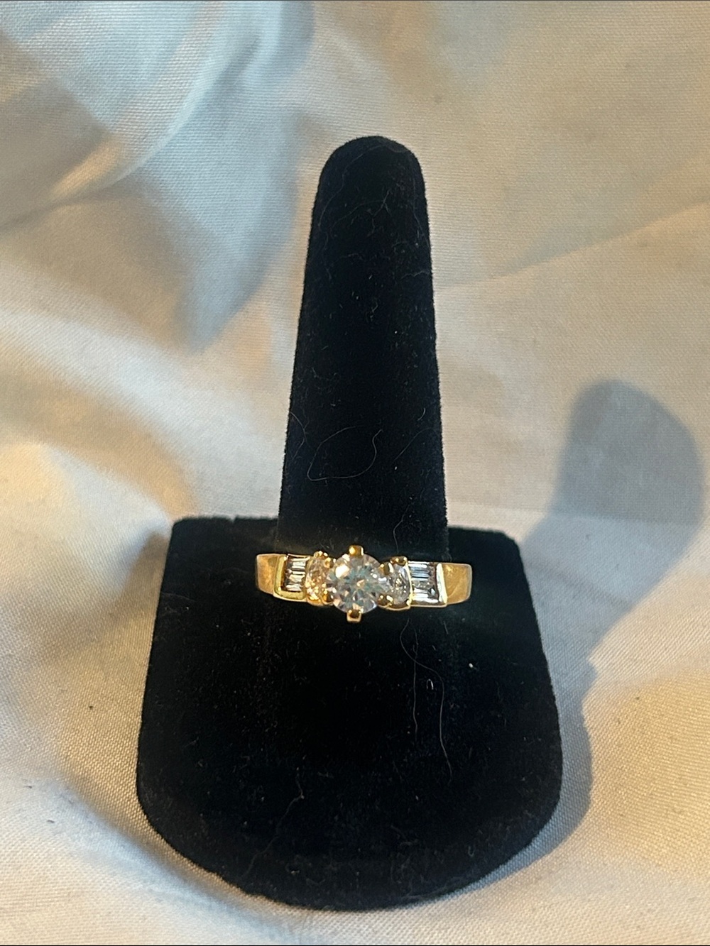 Gold Tone Cocktail Ring